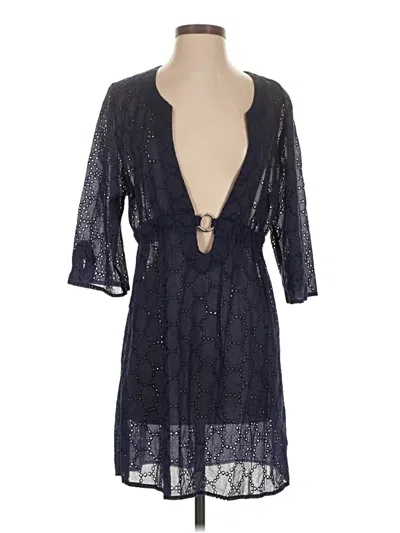 Pre-owned Echo Swimsuit Cover Up In Blue