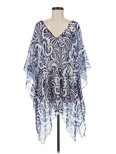 Pre-owned Echo Swimsuit Cover Up In Blue