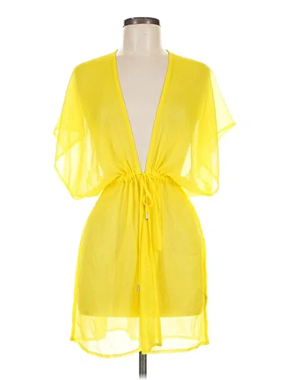 Pre-owned Echo Swimsuit Cover Up In Yellow
