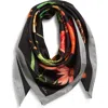 Echo The Botanists Collection Silk Scarf In Multi