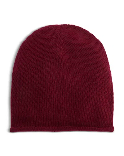 Echo The Crosby Wool & Cashmere Hat In Burgundy