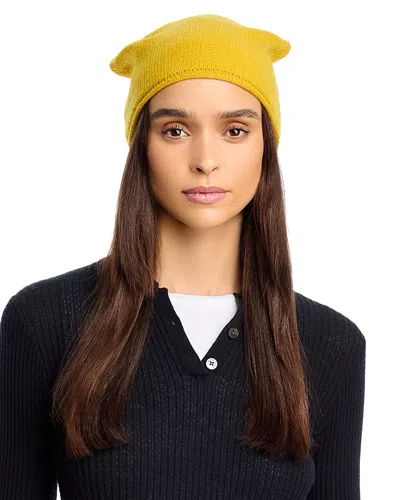 Echo The Crosby Wool & Cashmere Hat In Yellow
