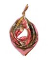Echo The Seasons Fall Series Silk Bandana In Multi