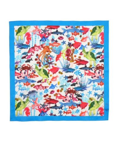 Echo Underwater Seas Bandana In Cream