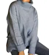 Echo Verde Dog Walker Sweater In Stone Wash