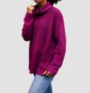 Echo Verde Dog Walker Sweater In Violet In Purple