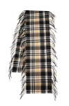 Echo Vintage Plaid Side Fringe In Multi