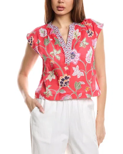 Echo Wanderlust Crop Top In Pink