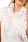 Echo Women's Grid Yarn Dye Wrap In Azalea In Pink