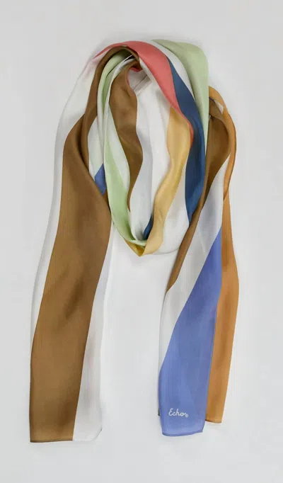 Echo Women's Kaleidoscope Silk Scarf In Semolina In Multi