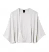 Echo Women's Sequin Cocoon Wrap In Cream