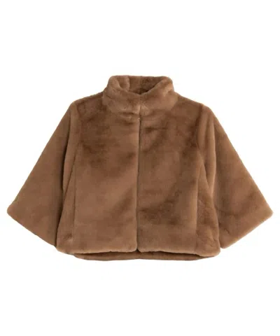 Echo Women's Sheared Mink Faux Fur Jacket In Chai In Brown