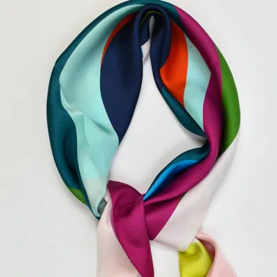 Echo Women's Swirl Silk Square Scarf In Multicolor