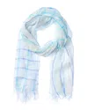 Echo Woven Oblong Linen Scarf
