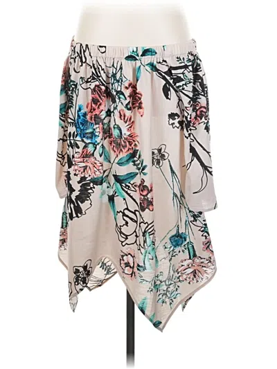Pre-owned Eci 3/4 Sleeve Blouse In Ivory