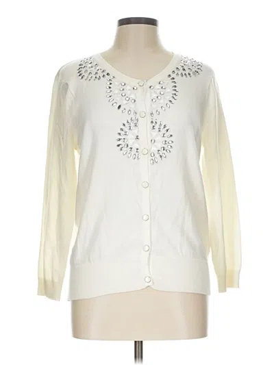 Pre-owned Eci Cardigan Sweater In Ivory