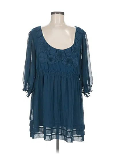 Pre-owned Eci Casual Dress In Blue
