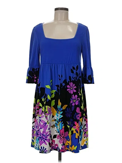 Pre-owned Eci Casual Dress In Blue
