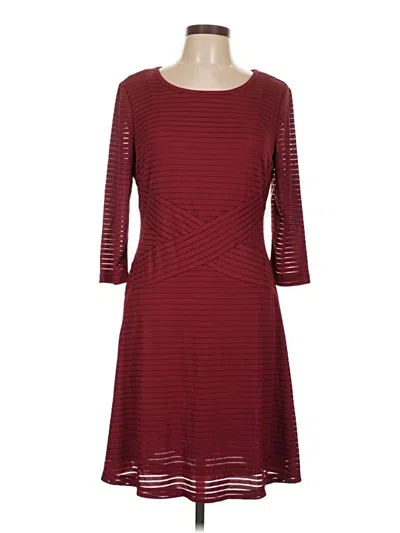 Pre-owned Eci Casual Dress In Burgundy