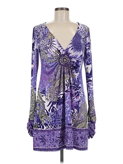 Pre-owned Eci Casual Dress In Purple