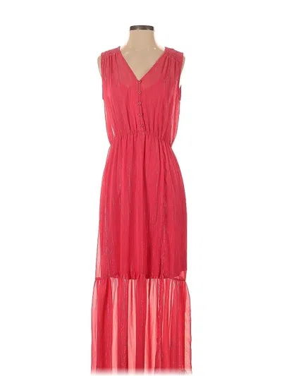 Pre-owned Eci Casual Dress In Red