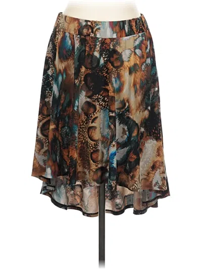 Pre-owned Eci Casual Skirt In Brown