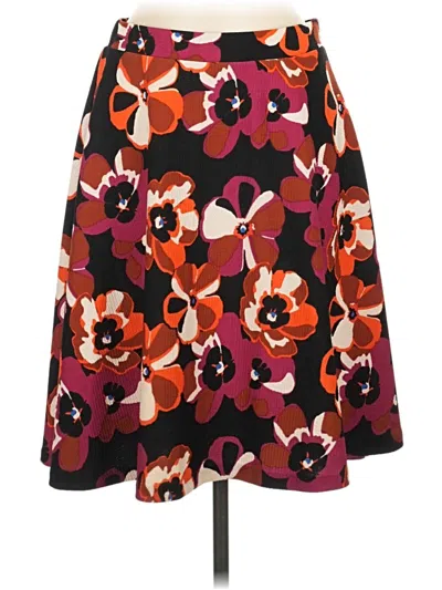 Pre-owned Eci Casual Skirt In Burgundy