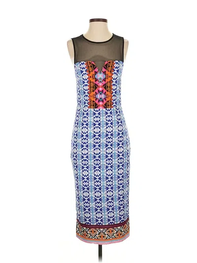 Pre-owned Eci Cocktail Dress In Blue