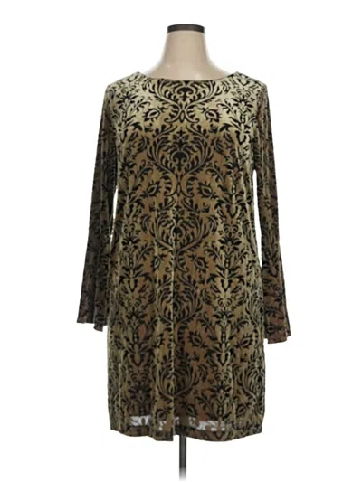 Pre-owned Eci Cocktail Dress In Brown