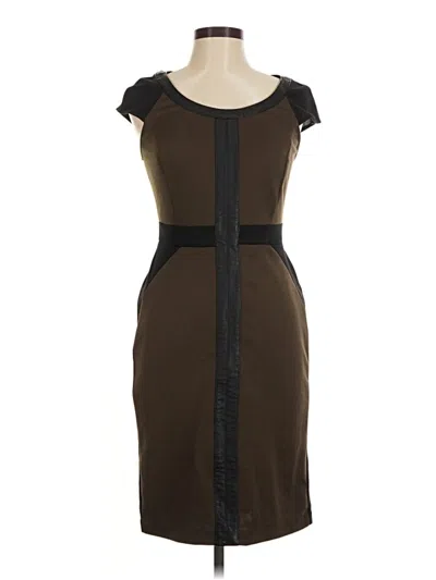 Pre-owned Eci Cocktail Dress In Brown