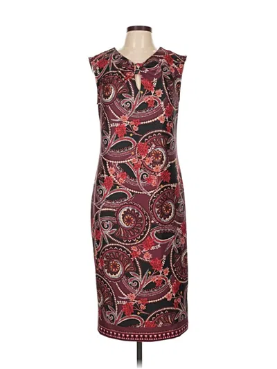 Pre-owned Eci Cocktail Dress In Burgundy