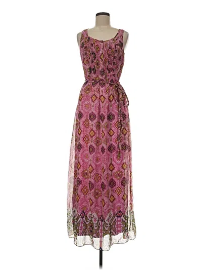 Pre-owned Eci Cocktail Dress In Burgundy