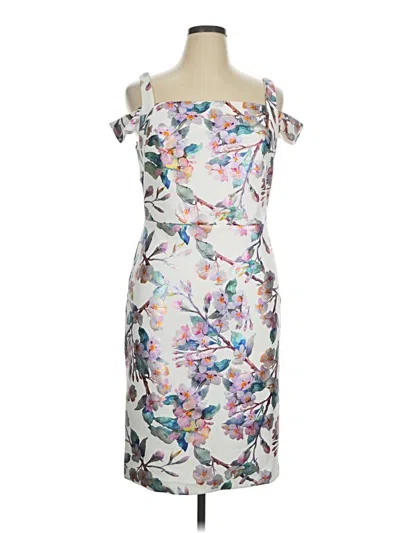 Pre-owned Eci Cocktail Dress In Gray