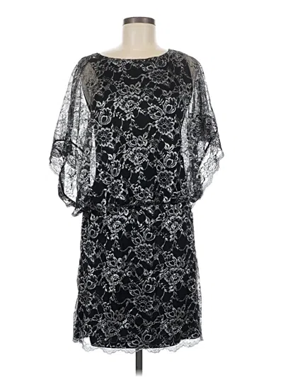 Pre-owned Eci Cocktail Dress In Silver