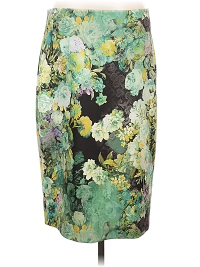 Pre-owned Eci Formal Skirt In Green
