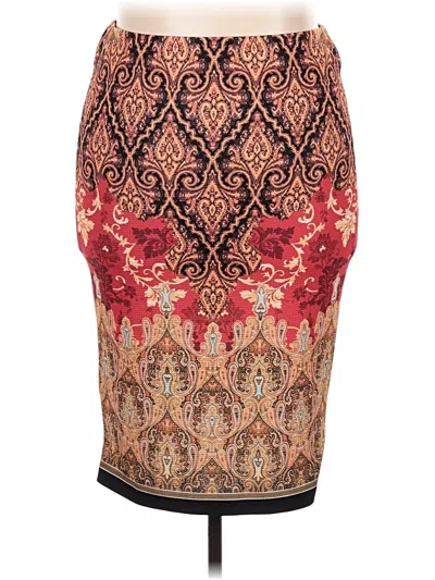 Pre-owned Eci Formal Skirt In Red