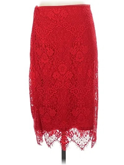 Pre-owned Eci Formal Skirt In Red