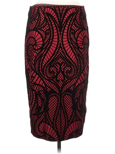 Pre-owned Eci Formal Skirt In Red