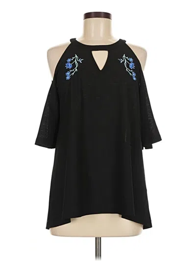 Pre-owned Eci Sleeveless Blouse In Black