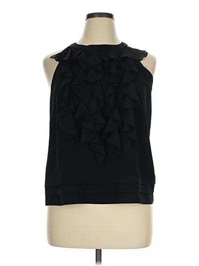 Pre-owned Eci Sleeveless Blouse In Black