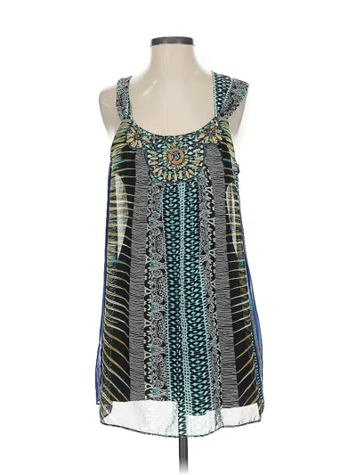 Pre-owned Eci Sleeveless Blouse In Blue