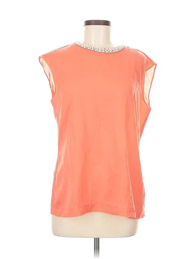 Pre-owned Eci Sleeveless Blouse In Orange