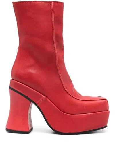 Eckhaus Latta Red Climax Boots