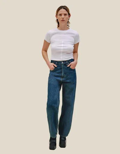 Eckhaus Latta Baggy Jean In Blue