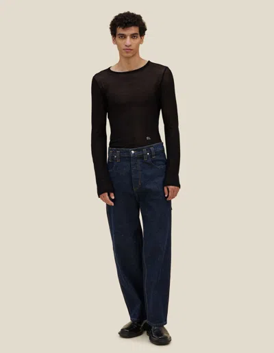 Eckhaus Latta Baggy Jean In Blue