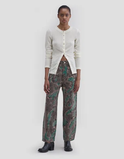 Eckhaus Latta Baggy Jean In Brown