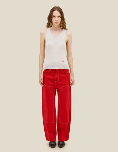 Eckhaus Latta Base Tank In White