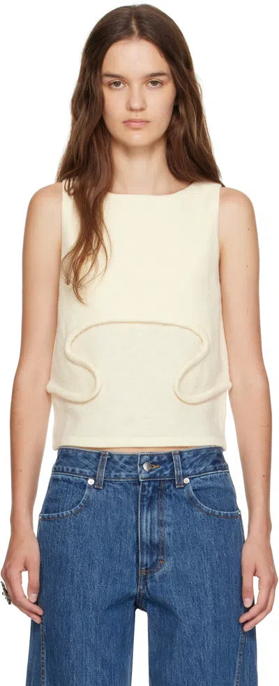 Eckhaus Latta ベージュ Pallas トップス In Gray