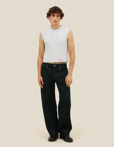 Eckhaus Latta Bend Jean In White