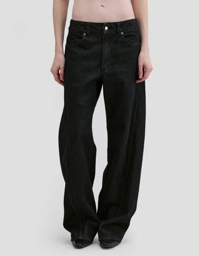 Eckhaus Latta Bend Jean In Black